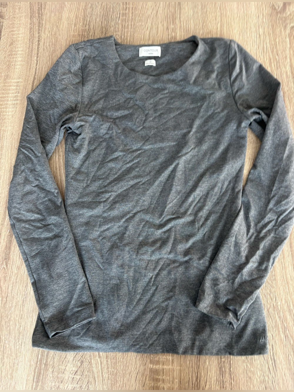 Babaton Gray Long Sleeve Top